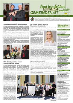Gemeindeblatt 2017, Ausgabe 12