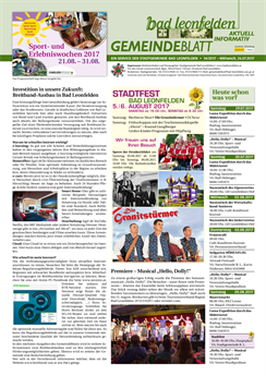 Gemeindeblatt 2017, Ausgabe 14