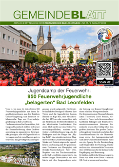 Gemeindeblatt 2023, Ausgabe 15