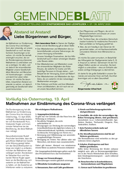 Gemeindeblatt 2020, Ausgabe 07