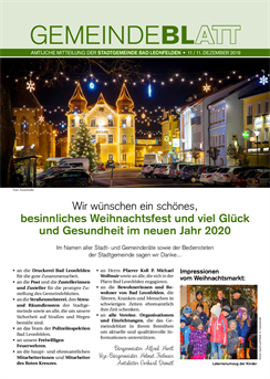 Gemeindeblatt 2019, Ausgabe 11
