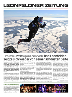 Leonfeldner Zeitung 2019, Ausgabe 08
