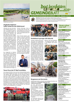 Gemeindeblatt 2018, Ausgabe 17