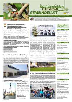 Gemeindeblatt 2017, Ausgabe 08