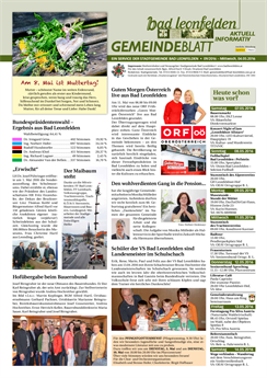 Gemeindeblatt 2016, Ausgabe 09