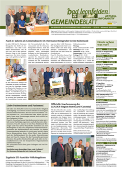 Gemeindeblatt 2015, Ausgabe 13