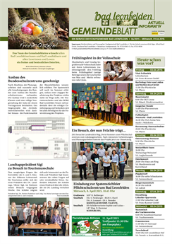 Gemeindeblatt 2015, Ausgabe 04