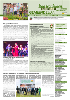 Gemeindeblatt 2017, Ausgabe 15