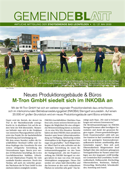 Gemeindeblatt 2020, Ausgabe 12
