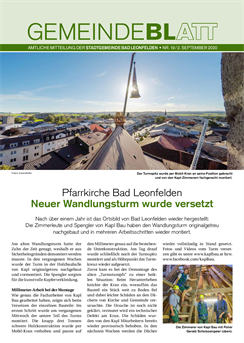 Gemeindeblatt 2020, Ausgabe 19