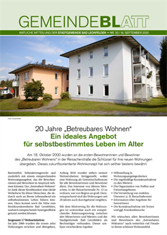 Gemeindeblatt 2020, Ausgabe 20