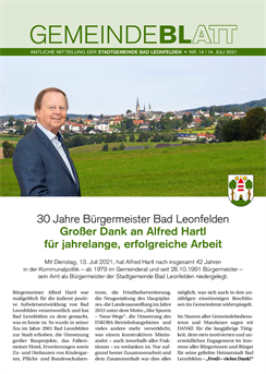 Gemeindeblatt 2021, Ausgabe 14