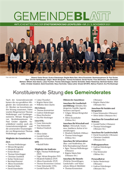 Gemeindeblatt 2021, Ausgabe 21