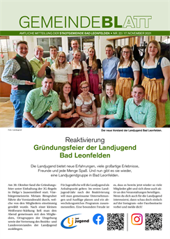 Gemeindeblatt 2021, Ausgabe 22