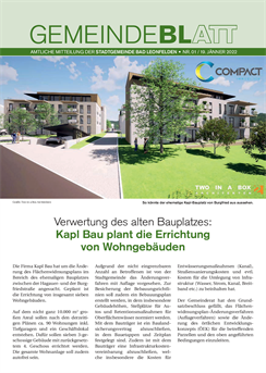 Gemeindeblatt 2022, Ausgabe 01