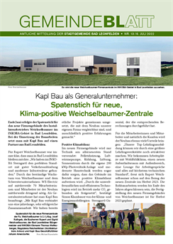 Gemeindeblatt 2022, Ausgabe 13