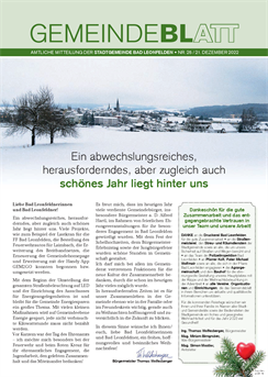 Gemeindeblatt 2022, Ausgabe 25