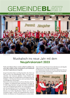 Gemeindeblatt 2023, Ausgabe 01