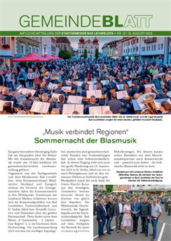 Gemeindeblatt 2023, Ausgabe 16