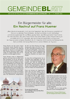Gemeindeblatt 2024, Ausgabe 01